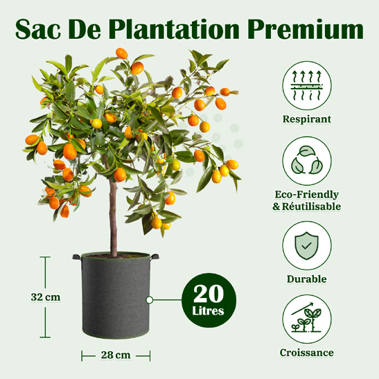 Sac de plantation 20 litres