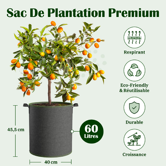 Sac de plantation 60 litres